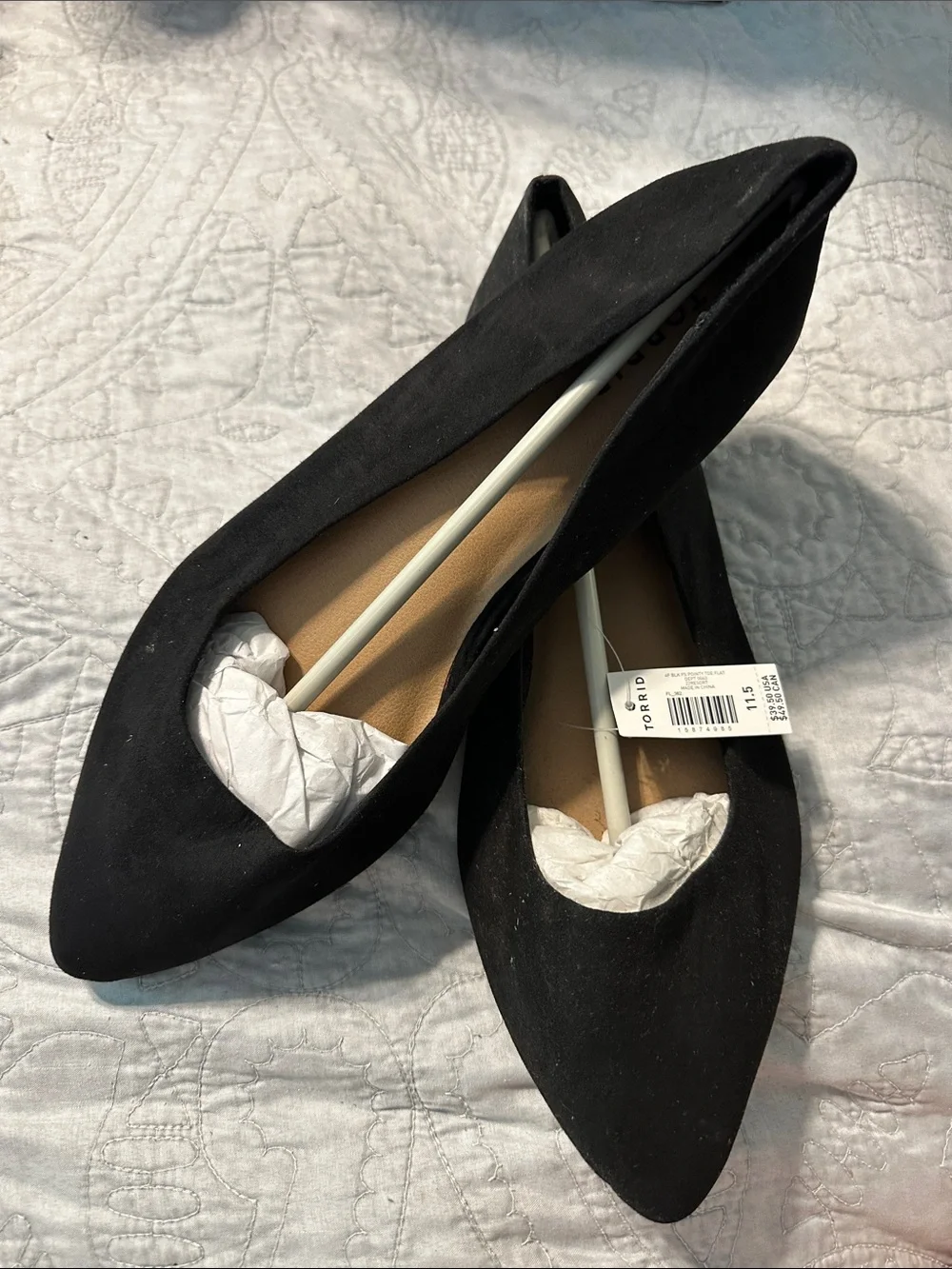 torrid Black Pointed Toe Flats